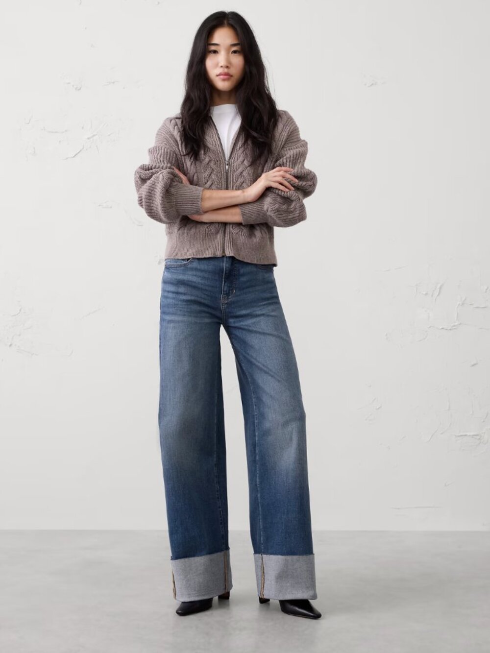 Banana Republic Wide-Leg High-Rise Jean